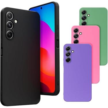 Imagem de Capa Capinha Case Compatível Samsung Galaxy A55 Silicone Veludo Premium [2ASHOP] (ROXO)