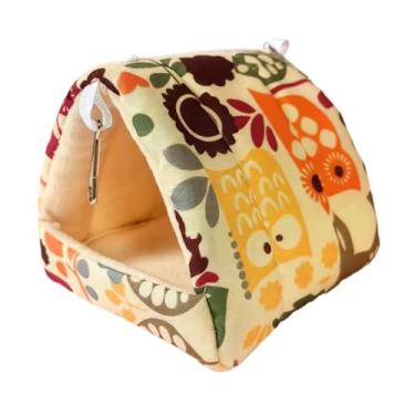 Imagem de ＡＷＨＡＯ Aquecedor de Inverno para Gaiolas, Esconderijo Aconchegante, Casinha Tipo Rede para Periquitos, Cacatuas E Calopsitas, Animal E Floral