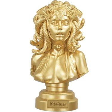 Imagem de Estátua Busto Medusa (Cor Ouro)