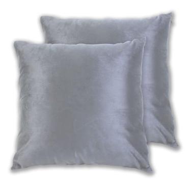 Imagem de Joitme Conjunto de 2 capas de almofadas cinza escuro para sofá-cama, lindas estampas decorativas para cama, 40,6 x 40,6 cm, 2 peças