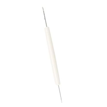 Imagem de Generic Agulha de Ponta Dupla para Máquina de tricô Branco Durável para Palheta Prateada LK150 LK100 SK860, Passo Universal de 6,5 Mm, Substituição de 1 Peça para Acessórios de Máquina de tricô