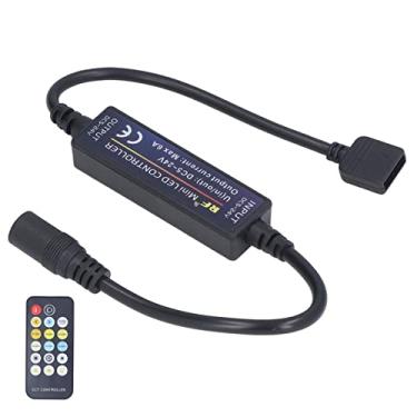 Imagem de Zerodis Mini RF LED Dimmer Controller Controle de Luzes de Corda Externas para Temperatura de Cor e Brilho Ajustáveis ​​3 Modos 10 100% de Escurecimento Nenhuma Fiação Necessária para Luzes de Tira
