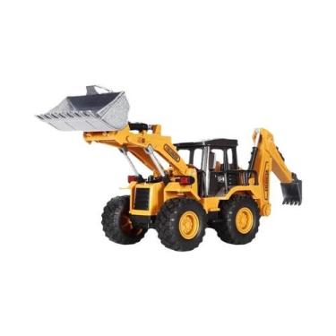 Imagem de Brinquedos De Engenharia Para Meninos, Trator De Metal Fundido, Escava