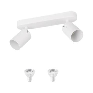 Imagem de Luz De Trilho LED GU10 110-220V Lâmpada Substituível Spot De Teto Para