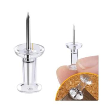 Imagem de 100 Unidades De Alfinetes De Plástico Para Quadro De Avisos, Posiciona