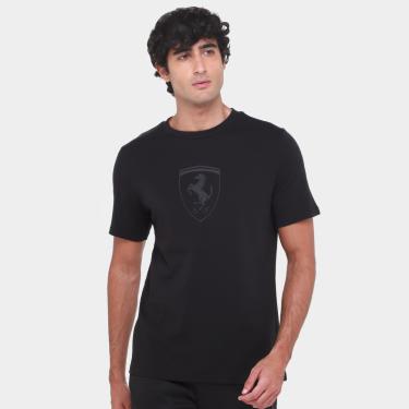 Imagem de Camiseta Puma Ferrari Race Big Shield Tonal Masculina-Masculino
