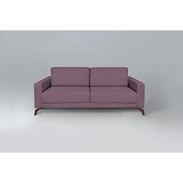 Imagem de Sofá 190cm Pés Imbuia Henry Sofani Rosa