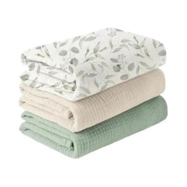 Imagem de Cobertor De Algodão De Seis Camadas Para Bebê Recém-Nascido, Conjunto 