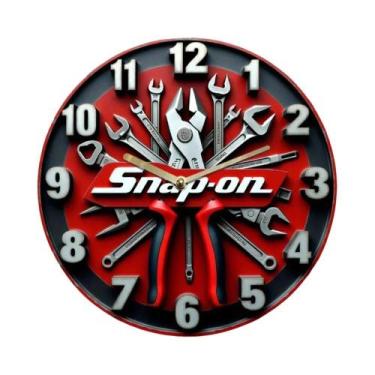 Imagem de Relógio De Parede Vintage Em Metal Desgastado, Decoração Em Ferro Para