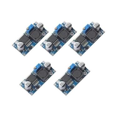 Imagem de Conversor Buck LM2596S De Alta Eficiência, Pacote Com 5, Regulador De 