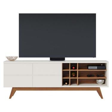 Imagem de Rack Bancada Noronha 1.8 Off White Matte Freijó – Colibri