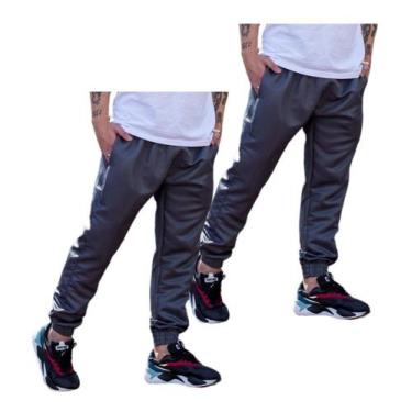 Imagem de Kit De 2 Calças Tactel Jogger Esportiva 2 Bolsos Lateral 016 - FR, 2 c