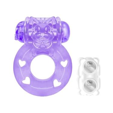 Imagem de Massageador Prazer Masculino Vibração Silicone Anel Peniano