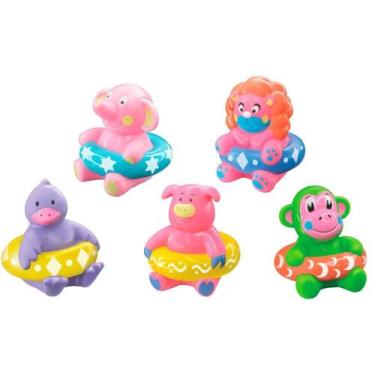 Imagem de Brinquedo para Bebê Coleção de Bichinhos NA Boia - Lider Brinquedos