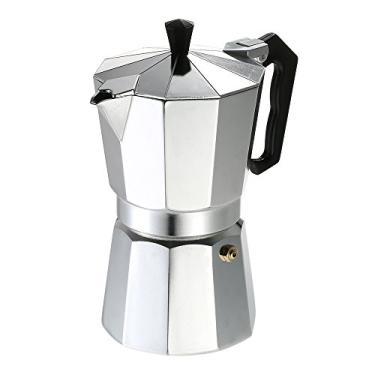 Imagem de Cafeteira de Percolador Espresso Alumínio 3 Xícaras para Fogão a Gás Forno Eletrotermal Fácil Usar e Limpar Casa Restaur