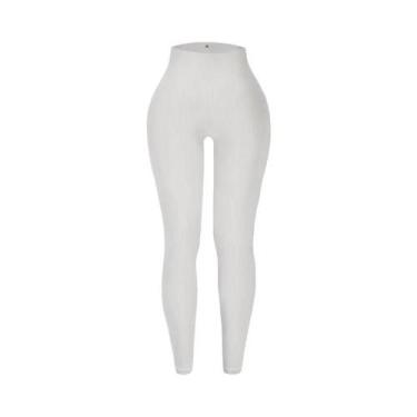 Imagem de Calças De Yoga Sem Costura De Cintura Alta Para Mulheres, Leggings Esp