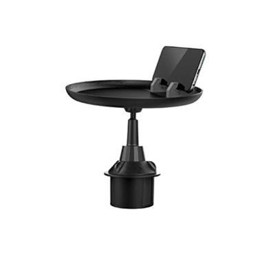 Imagem de Mesa de jantar para carro, mesa para bandeja com suporte para copos para carro, mesa para bandeja para carro com giro de 360° ajustável, mesa para computador portátil para carro Bandeja(#2)