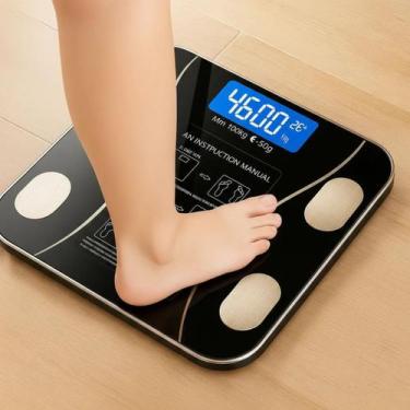 Imagem de Balança Digital Biopedância Bluetooth 180Kg App Gratuito - Magalu