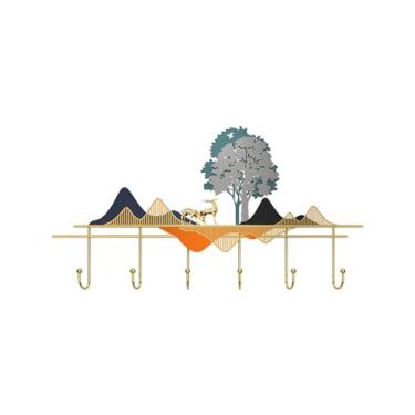 Imagem de KEG801302 Suporte de parede para cabide e chapéu – Ganchos de metal resistente para pendurar casaco, jaqueta, roupas, chapéu – roupas, bolsa, ganchos de parede para toalha (grande)