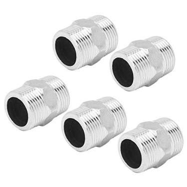 Imagem de aqxreight G3/4in Macho para G3/4in Macho Encanta Adaptador de Conector de Mamilo Encaixe de Tubulação de Aço Inoxidável Confiável para Sistemas de Gás Combustível de Hardware de Aquecimento