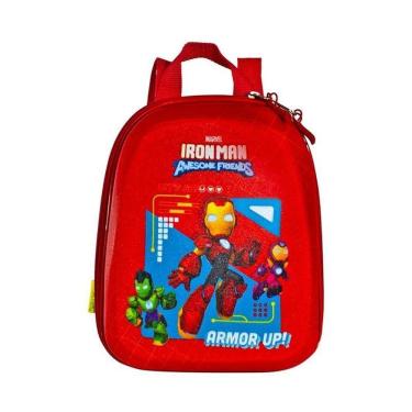 Imagem de Mochila Escolar Infantil De Costas Homem De Ferro Vermelho