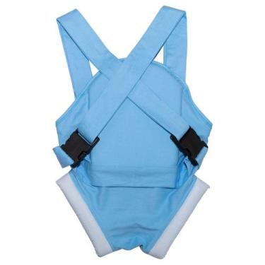 Imagem de Canguru Ergonômico para Bebê Regulável 43 cm x 32 cm Bublim, Azul