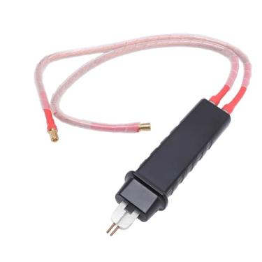 Imagem de Cryfokt Caneta de Soldagem a Ponto de Fio de Cobre 1600A, Design de Alça Ergonômica Com Aberturas de Resfriamento, Agulhas de Soldagem de 2x25 Mm, Caneta de Soldador a Ponto Portátil (Ó Plugue)