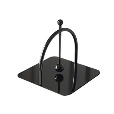 Imagem de Toalha de papel criativa prática assento mesa de pressão restaurante hotel desktop rack de toalha quadrado rack de guardanapo clipe de papel vertical decoração de assento organizador de decoração