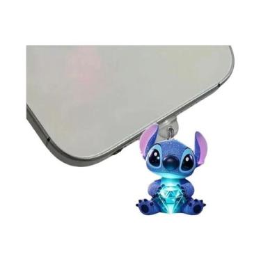 Imagem de Protetor De Poeira Para Telefone Disney Stitch Tipo-C Para Porta De Ca