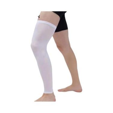 Imagem de Manguitos De Compressão Unissex Para Pernas, Proteção UV, Para Basquet