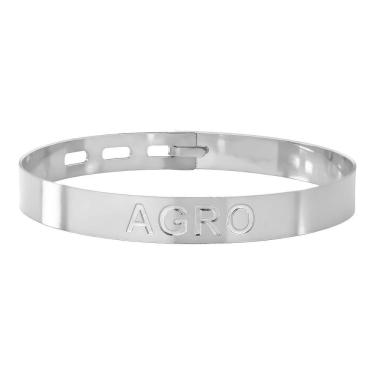 Imagem de Bracelete Agro Em Aço Inox - Unissex