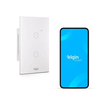 Imagem de Interruptor Touch 2 Smart Botões Alexa e Google Home - Elgin
