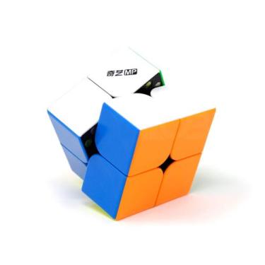 Imagem de Cubo Mágico Profissional 2x2x2 Magnético MP QiYi Stickerless Original 