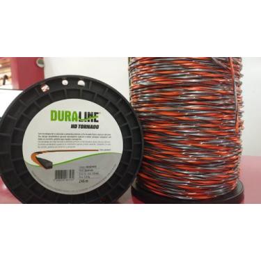 Imagem de Fio de nylon hd tornado 3.0mm quadrado 249 metros - DURALINE