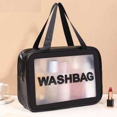 Imagem de Necessaire Feminina Viagem Perfume Produto Higiene Creme Toalha Maquia