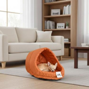 Imagem de Cama Suede Iglu Luxo Caes Gato Lavavel Casinha Terracota - - Maxximo P