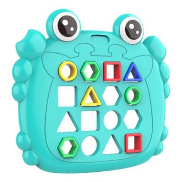 Imagem de Jogo de Encaixe Caranguejo Brinquedo Educativo Infantil para Coordenaç