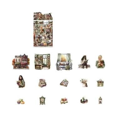 Imagem de Adesivos Decorativos Para Leitura Em Casa Para Meninas, Pacote Com 30 