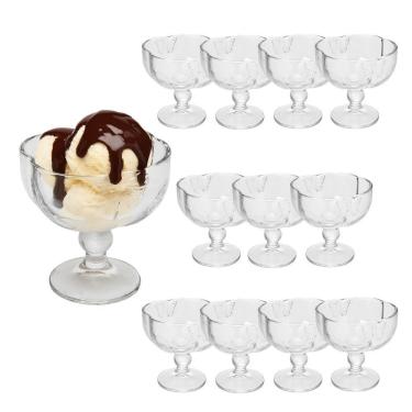 Imagem de Jogo 12 Taça Para Sobremesa Com Pé De Vidro Borboleta Butterfly Wolff 190ml