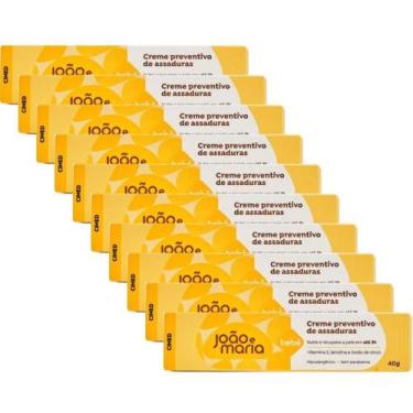 Imagem de Kit c/ 10un creme para assadura de bebe joao e maria cimed 40g