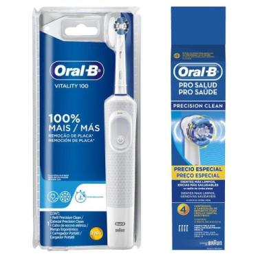 Imagem de Escova Elétrica Oral-B Vitality Precision Clean - 220v+ Refil Oral-B P
