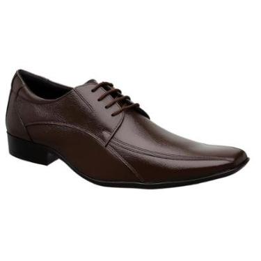 Imagem de Sapato em Couro Social Bico Fino Exclusivo Confortável 451-Masculino