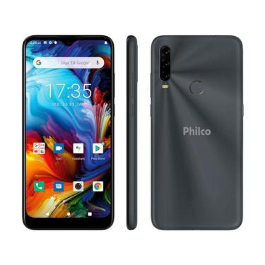 Imagem de Smartphone Philco HIT P10 128GB Space Grey 4G Octa-Core 4GB Tela 6,2 C