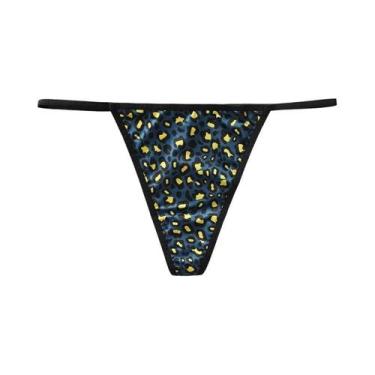 Imagem de Calcinhas Sexy Sem Costura Para Mulheres Com Estampa De Leopardo Em Vá