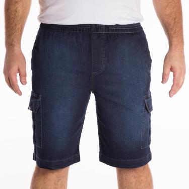 Imagem de Berrmuda Jeans California Prime Elástico Azul-Masculino