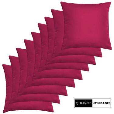 Imagem de Kit com 1 até 10 Capas de Almofadas: Pink / Rosa - 40x40 - Decorativa 