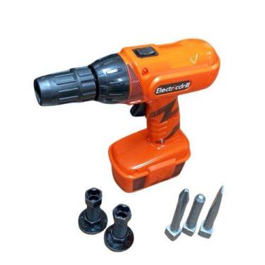 Imagem de Kit Ferramentas Infantil com Furadeira Brinquedo Play Tool Set DDG Toy