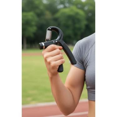 Imagem de 2x Hand Grip Ajustável 5-60kg Preto - Antebraço Forte - Congratulation