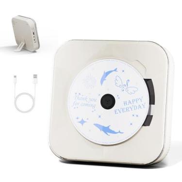 Imagem de Reprodutor de CD Yintiny CD909 com Caixas de Som Bluetooth USB Decoraç
