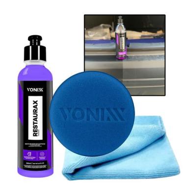 Imagem de kIT Restaurax vonixx 240ml + Aplicador + Pano - Vonixx Restaurador de 